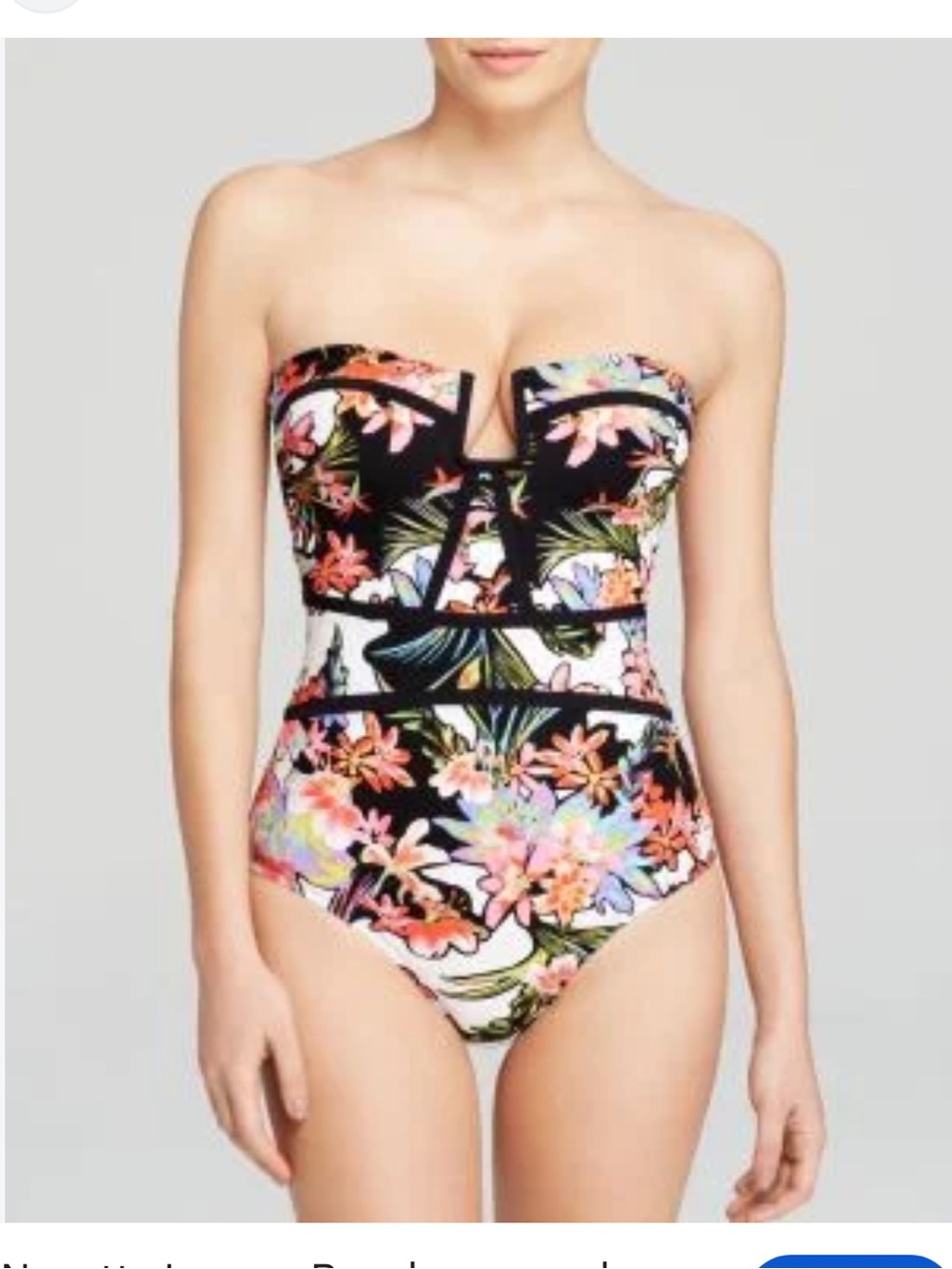 Nanette Lepore Floral One-Piece Swimsuit